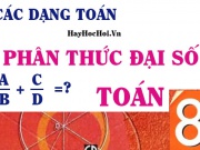Các dạng toán về Phân thức Đại số và bài tập vận dụng (đầy đủ, dễ hiểu) Toán 8